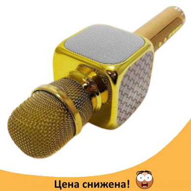 Микрофон караоке YS-69 2 в 1 - беспроводной Bluetooth микрофон - портативная колонка со слотом USB + TF card