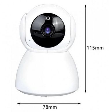 IP камера відеоспостереження V380-Q9 - Бездротова поворотна Wifi камера з нічним режимом і гучним зв'язком Топ
