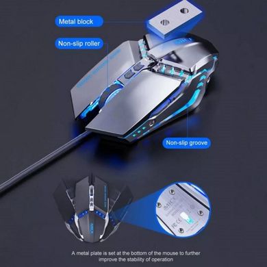 Игровая мышка iMICE T80, проводная компьютерная мышь с LED с подсветкой 3200 dpi, мышка для ПК, ноутбука