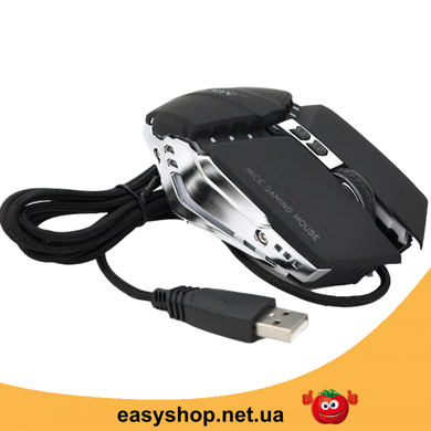 Игровая мышка iMICE T80, проводная компьютерная мышь с LED с подсветкой 3200 dpi, мышка для ПК, ноутбука