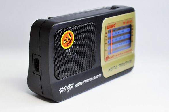 Радіоприймач KIPO KB-408AC - потужний Фм радіо c usb, Fm радіо Топ