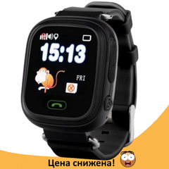 Дитячі Розумні годинник з GPS Smart baby watch Q90 чорні - Дитячі смарт годинник-телефон з трекером і кнопкою