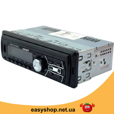 Автомагнитола AUX 1DIN MP3 1584 с 2-мя выходами - бюджетная однодиновая магнитола с USB, SD, FM и AUX