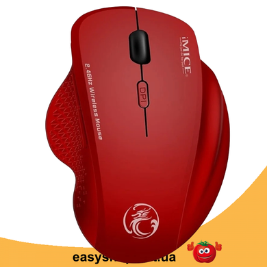 Бездротова ігрова миша iMICE G6 1600 DPI Червона, комп'ютерна мишка 6 кнопок, Червоний