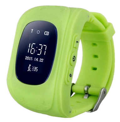 Дитячі смарт-годинник Smart Baby Watch Q50 з трекером Зелені, розумні годинник-телефон з сім картою і gps, Зелений