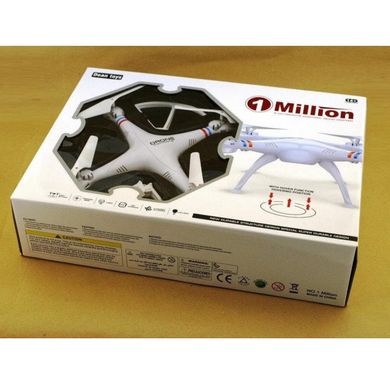 Квадрокоптер DM 93 1 MILLION DRONE з WiFi управлінням - літаючий дрон з камерою пультом і власником