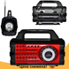 Радиоприемник Everton RT-824 SOLAR, портативный радиоприемник с фонарем и солнечной панелью, FM/AM/SW/USB