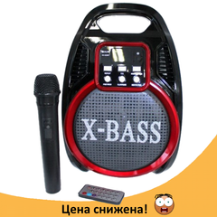 Колонка Golon RX 820 с микрофоном - портативная Bluetooth колонка с радио и светомузыкой