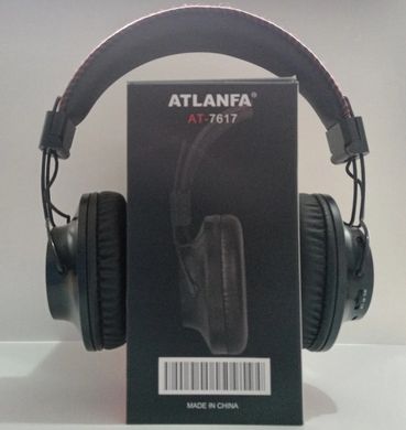 Беспроводные наушники ATLANFA AT-7617 - Bluetooth стерео наушники с микрофоном складные с плеером и FM радио