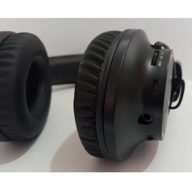 Бездротові навушники ATLANFA AT-7617 - Bluetooth стерео навушники з мікрофоном складні з плеєром і FM радіо, Черный