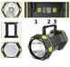 Ліхтар прожектор ручний НС-262 з павербанком ємністю 4800 мА·год, потужний акумуляторний ліхтар із бічною лампою