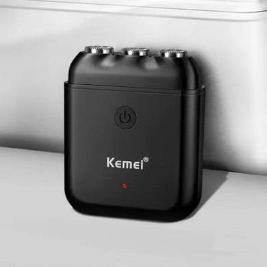 Електробритва Kemei KM-1005, акумуляторна роторна бритва для вологого та сухого гоління, чоловіча бритва