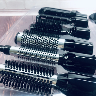 Фен-стайлер для волос 10 в 1 Gemei GM-4833 - воздушный стайлер, фен-щетка, набор для укладки волос