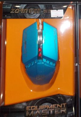 Ігрова миша з підсвічуванням Zornwee GX20 - ігрова комп'ютерна мишка Синя Топ