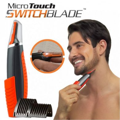 Тример Micro Touch Switchblade - універсальна бритва для носа і вух, машинка для стрижки Топ
