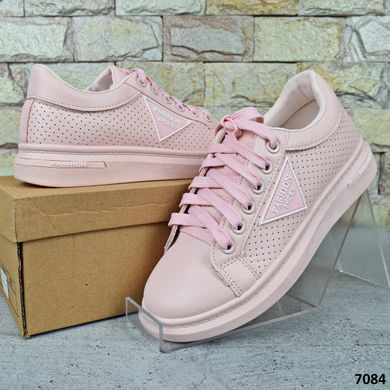 Кросівки жіночі весняно-літні Canoa, рожеві кросівки екошкіра 36