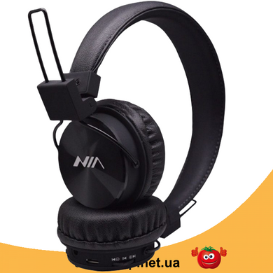 Беспроводные наушники NIA X2, Bluetooth стерео наушники с MP3 плеером, FM радио, гарнитура