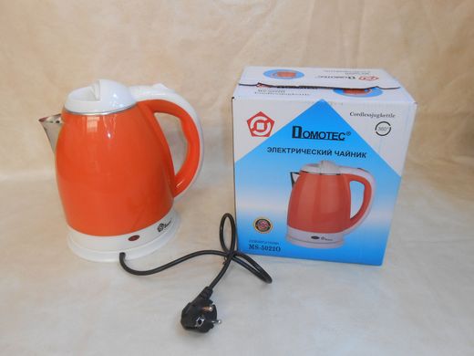 Электрочайник MS-5022 Оранжевый 2л/1500W - Чайник электрический из нержавеющей стали