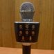Мікрофон караоке WSTER WS-1688 - бездротової Bluetooth мікрофон з 5 тембрами голосу Чорний Топ