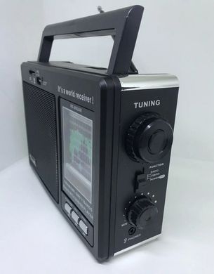 Радіоприймач GOLON RX-99 UAR, Великий портативний радіоприймач - колонка MP3 з USB і акумулятором