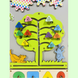Розвиваюча дошка розмір 50*60 Бизиборд для дітей "Дерево" на 44 елементів!