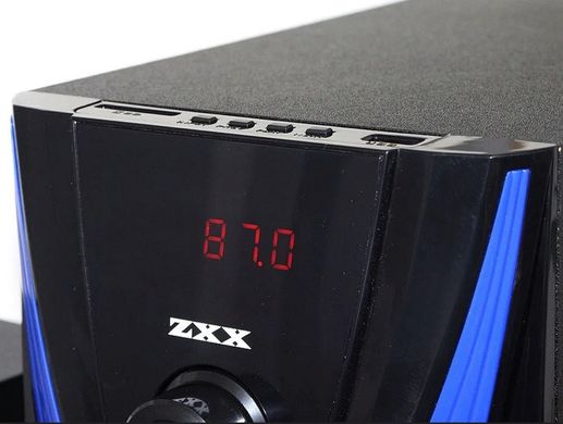 Музыкальный центр ZXX ZX-4809 BT 2.1, Акустическая система с двумя колонками и сабвуфером