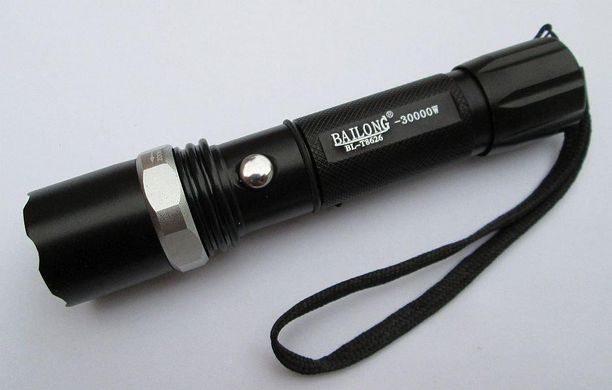 Тактичний ліхтарик Bailong Police BL-T8626 -T6 - ручний світлодіодний акумуляторний ліхтарик з зумом Топ