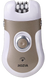 Эпилятор Rozia HB-6006, беспроводной профессиональный эпилятор с 4 насадками для пилинга и зон бикини