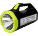 Ліхтар прожектор ручний Gold Silver GS-2683 з бічною лампою, потужний акумуляторний ліхтар 10 W 5000 mAh