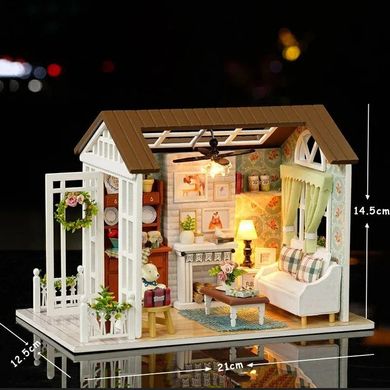 Домик "Ностальгия" - Конструктор для детей из дерева, кукольный домик, модель домика ручной сборки, 3D пазл