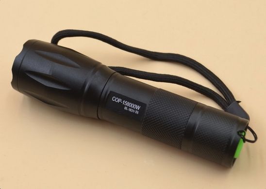 Фонарик тактический Bailong Police 158000W BL-1831-T6 - ручной светодиодный аккумуляторный фонарь