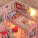 Будиночок "Сестрички" - Конструктор для дітей з дерева, ляльковий будиночок, модель будиночка ручної збірки, 3D пазл