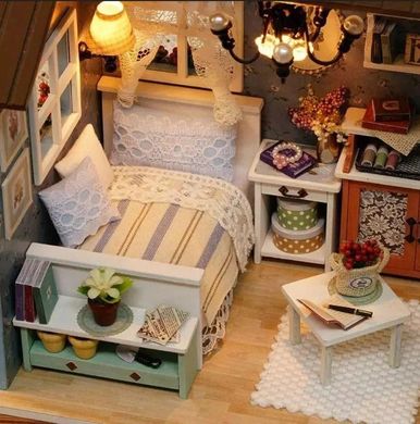 Будиночок "Марсель" - Конструктор для дітей з дерева, ляльковий будиночок, модель будиночка ручної збірки