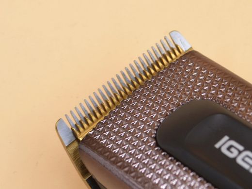 Профессиональная машинка для стрижки волос Gemei GM-837, сетевая 9 Вт 10 насадок